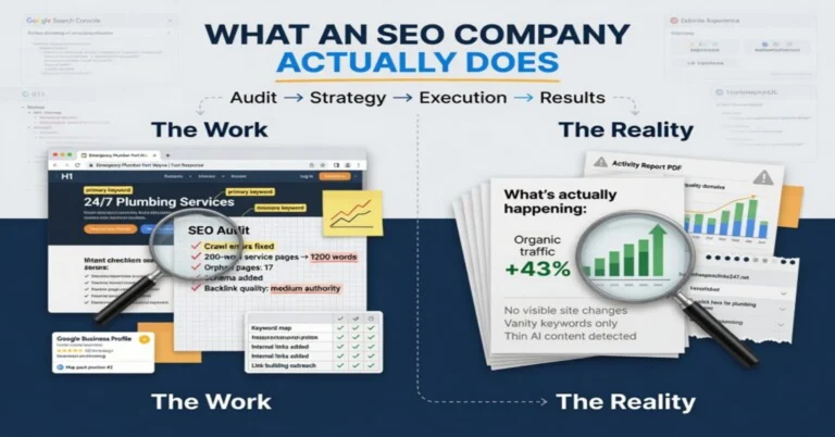 Image showing what an seo company actually do